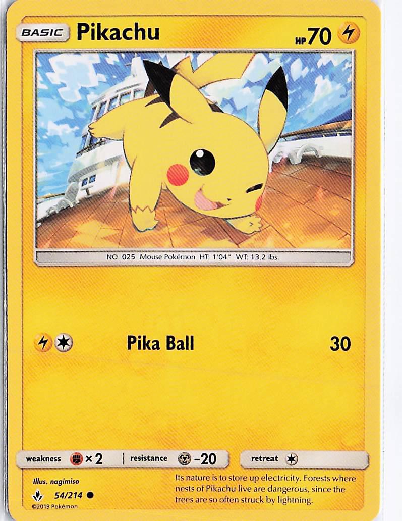 Pikachu 54/214
