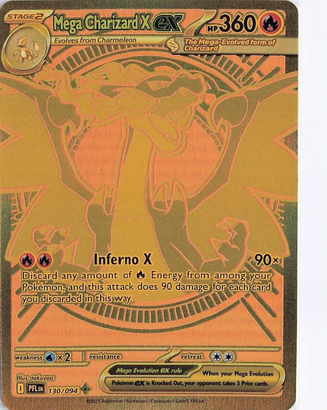 Mega Charizard X ex 130/094