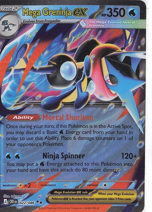 Mega Greninja ex 022/086