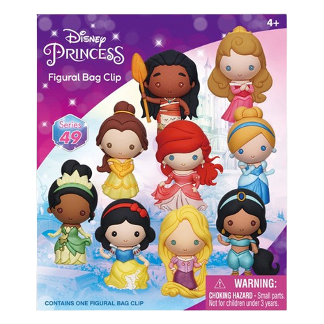 Disney - Disney Princess: Series 49 3D Character Bag Clip Blind Bag