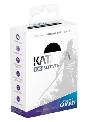 Ultimate Guard - Black Katana Sleeves (100)