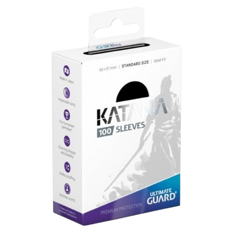 Ultimate Guard - Black Katana Sleeves (100)