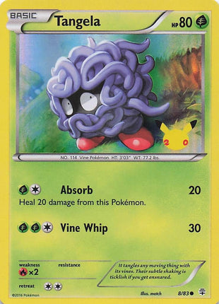 Tangela 8/83 (Stamped)
