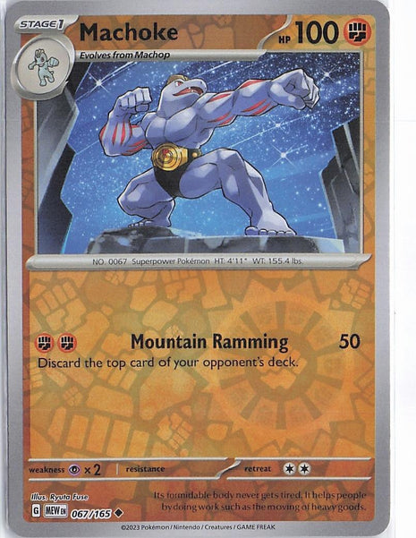 Machoke 067/165 (RH)