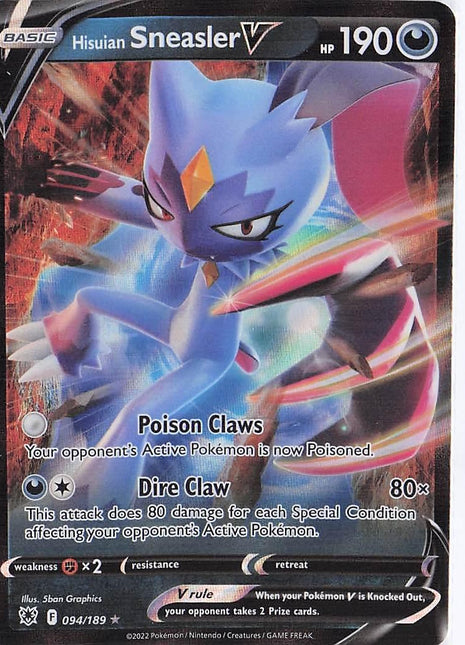 Hisuian Sneasler V 094/189