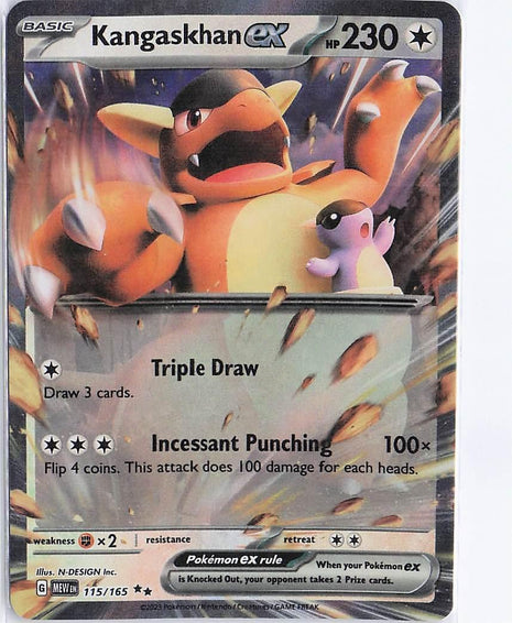 Kangaskhan ex 115/165