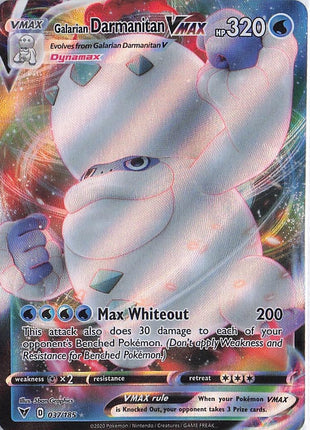 Galarian Darmanitan VMAX 037/185