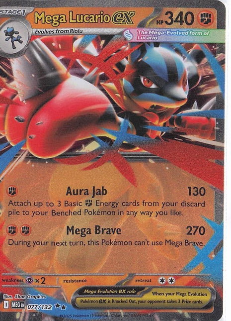 Mega Lucario ex 077/132