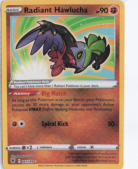 Radiant Hawlucha 081/189