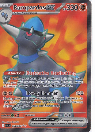 Rampardos ex 100/084