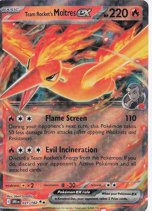Team Rocket's Moltres ex 031/182