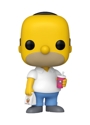The Simpsons - Homer Simpson with Krusty Burger #1737 Funko Pop!