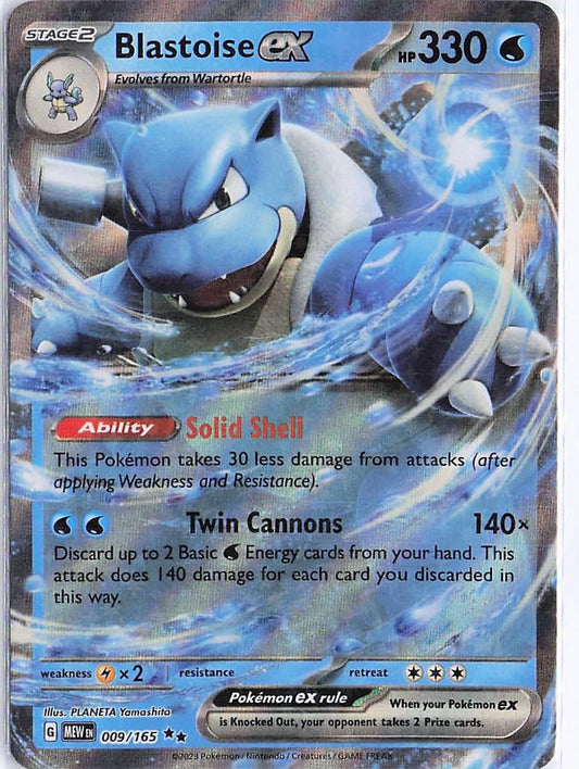 Blastoise ex 009/165