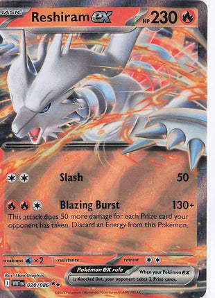 Reshiram ex 020/086