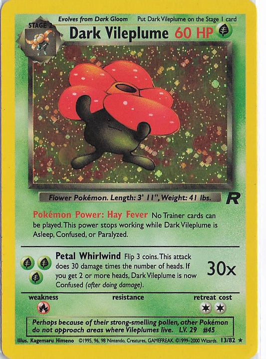 Dark Vileplume 13/82 (H)
