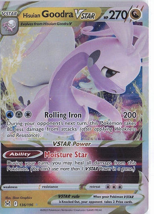 Hisuian Goodra VSTAR 136/196