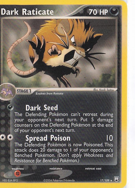 Dark Raticate 17/109