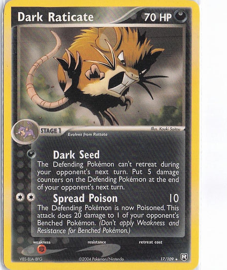 Dark Raticate 17/109