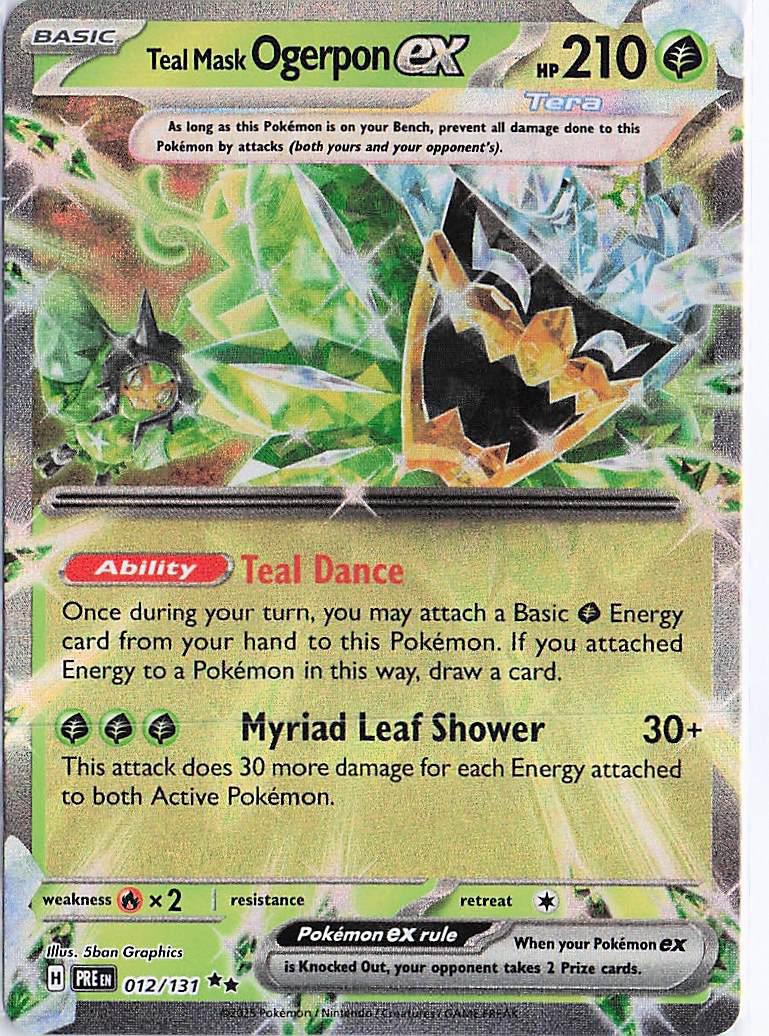 Teal Mask Ogerpon ex 012/131
