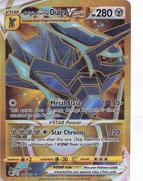 Origin Forme Dialga VSTAR 210/189