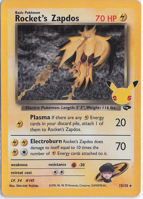 Rocket’s Zapdos 15/132 (H)(S)