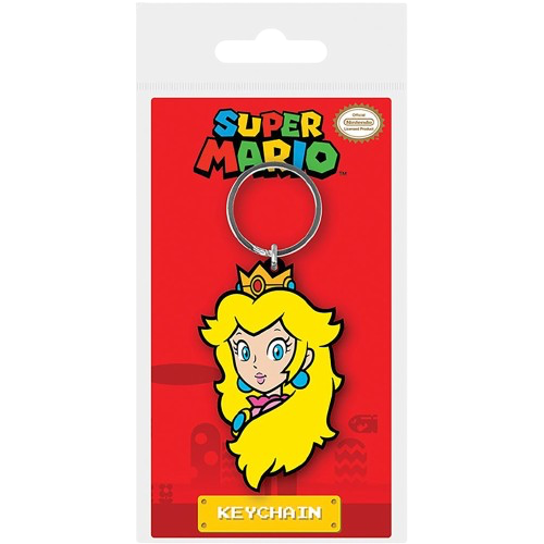 Super Mario - Princess Peach Rubber Keyring