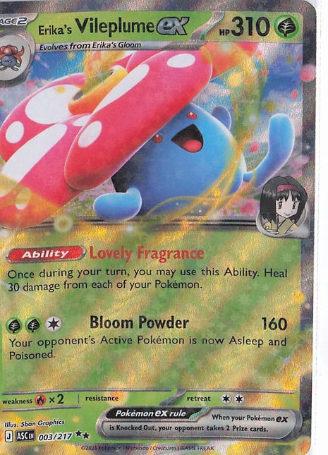 Erika’s Vileplume ex 003/217