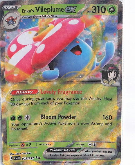 Erika’s Vileplume ex 003/217