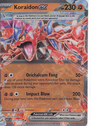 Koraidon ex 121/217