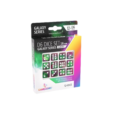 Gamegenic - Galaxy Series: Aurora D6 Dice Set