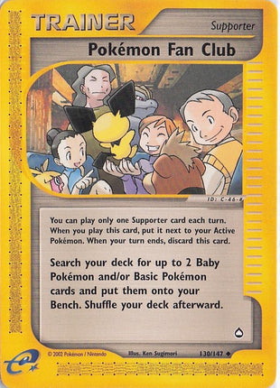 Pokemon Fan Club 130/147