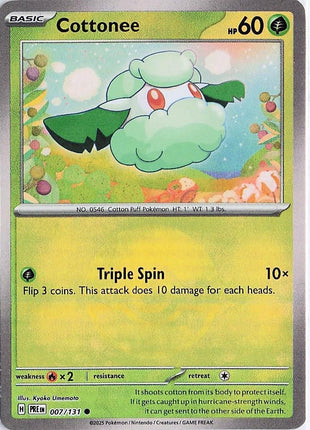 Cottonee 007/131 (Pokeball Holo)