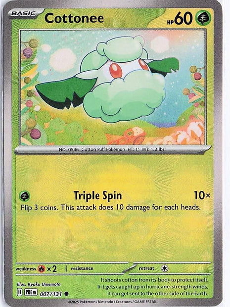 Cottonee 007/131 (Pokeball Holo)