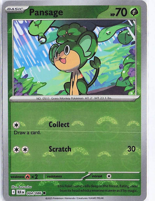 Pansage 004/086 (Pokeball)