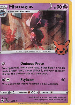 Mismagius 059/189 (Halloween Stamp) (H)
