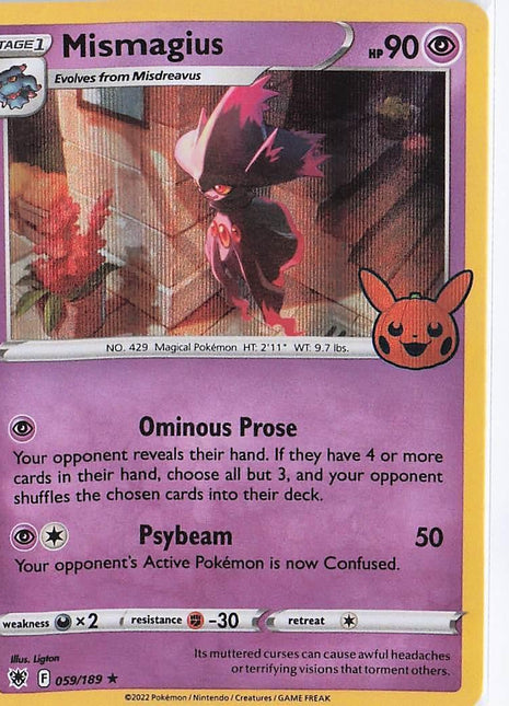 Mismagius 059/189 (Halloween Stamp) (H)