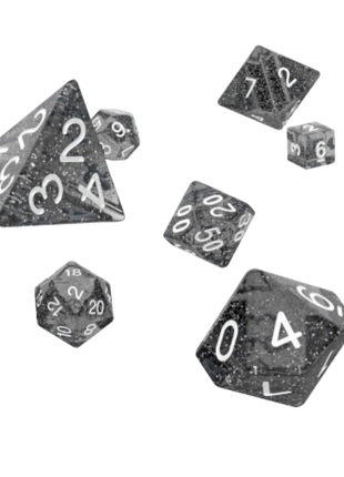 Oakie Doakie Dice - Speckled Black RPG Dice Set