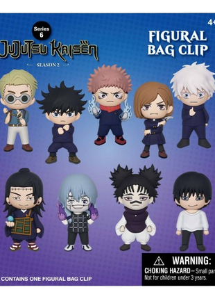 Jujutsu Kaisen - Series 6: 3D Character Bag Clip Blind Bag