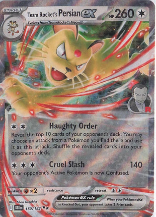 Team Rocket's Persian ex 150/182