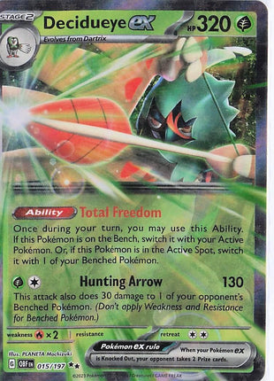 Decidueye ex 015/197
