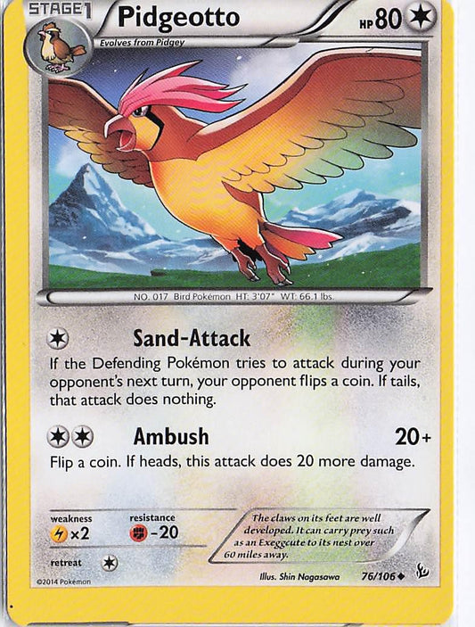 Pidgeotto 76/106 (Miscut)