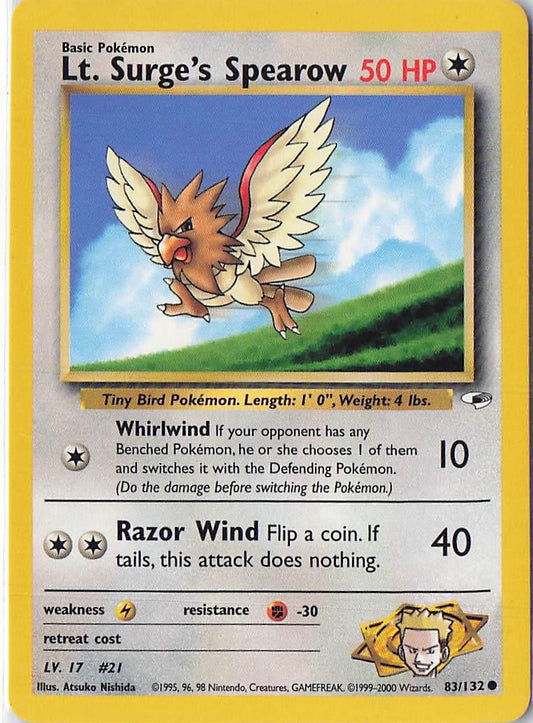 Lt. Surge's Spearow 83/132
