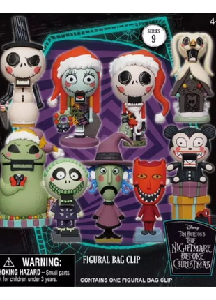 Nightmare Before Christmas - Series 9: 3D Character Bag Clip Blind Bag
