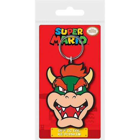 Super Mario - Bowser Rubber Keyring