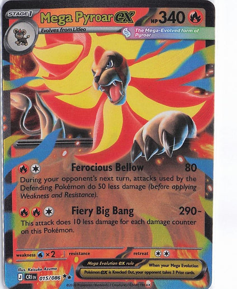 Mega Pyroar ex 015/086