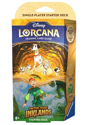 Disney Lorcana - Into the Inklands: Amber & Emerald (Pongo & Peter Pan) Starter Deck