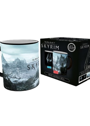Skyrim - Dragon Symbol Heat Change Mug