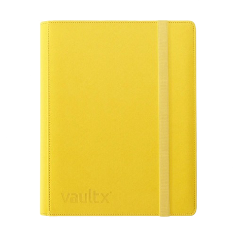 Vault X - Yellow 9 Pocket Exo Tec Strap Binder