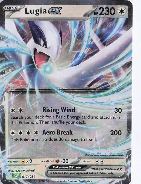 Lugia ex 017/034 CLV