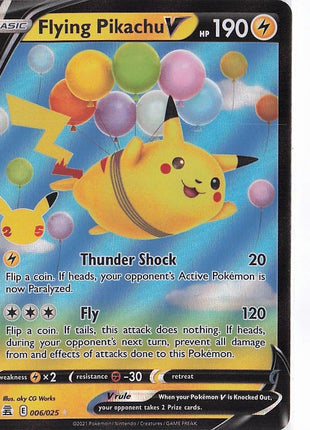 Flying Pikachu V 006/025
